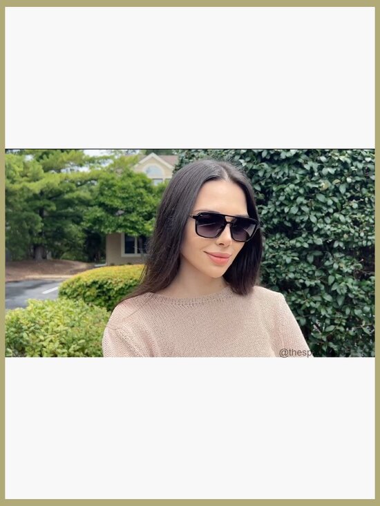 Retro Polarized Aviator Sunglasses Square Shades UV400 Protection